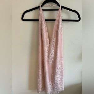 Size XS by NBD pink lace mini dress